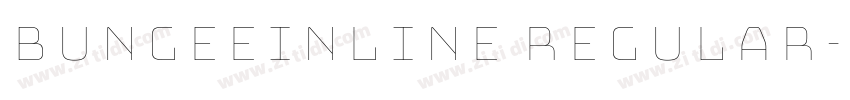 BungeeInline Regular字体转换